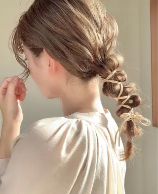 ロング エクステ＆ヘアセット Milaのヘアスタイル