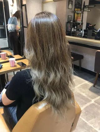 ロング カラー 縮毛矯正/ 髪質改善/浅見拓哉のヘアスタイル