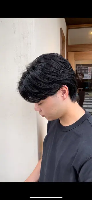 ショート メンズ オートクチュールランコントレ西京極店所属・今在家 玲【艶髪スト レート/メンズ特化】のヘアスタイル