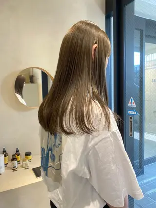 セミロング カラー cie所属・ボブ/ミニボブ 透明感カラーkadoのヘアスタイル