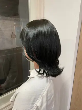 ミディアム カラー 向日葵🌻 /レディースカットのヘアスタイル