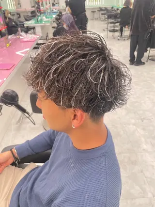 パーマ メンズ 新世代パーマ⚡️ の達人トモ⚡️のヘアスタイル