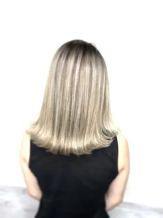 ミディアム カラー 店長 奈須 雄紀のヘアスタイル