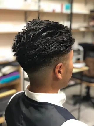 ショート パーマ メンズ 🔔支持率NO.1 🔔廣岡慶太のヘアスタイル