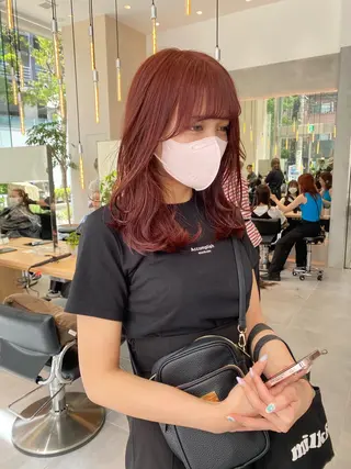 ロング 🎀韓国レイヤー 🇰🇷mireiのヘアスタイル