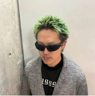 ショート カラー パーマ メンズ 🔥メンズ 特化🔥菊水皐暉🔥のヘアスタイル