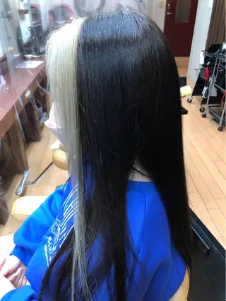 ロング カラー 🌈派手ハイトーン 🌈平山のヘアスタイル