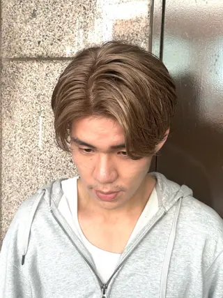 カラー メンズ 柏メンズカットパーマ NO.1タイチのヘアスタイル