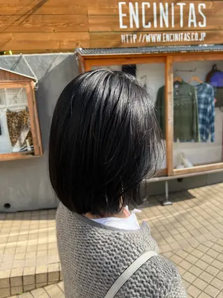 ショート カラー 【髪質改善/縮毛矯正 /カラー】ホサカのヘアスタイル