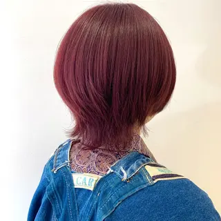 ショート カラー ハイトーン/ウルフ /小澤凌祐🦕のヘアスタイル