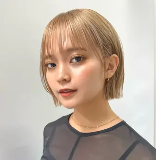 ショート カラー mee.表参道所属・ボブ/ショート /パーマ/shinのヘアスタイル