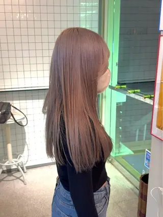 ロング カラー ウルフレイヤー エクステ/kokiのヘアスタイル