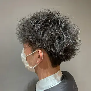 パーマ メンズ 井川 倖太のヘアスタイル