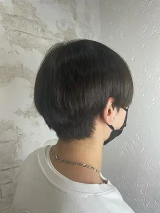 ショート カラー ブリーチカラーボブ sayo🧸🤎のヘアスタイル