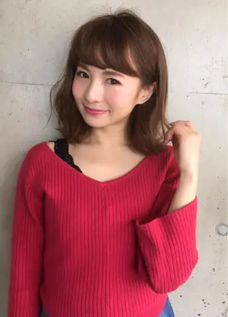 ミディアム パーマ Lumderica(ラムデリカ)所属・横浜/元町/石川町 ラムデリカYUKAのヘアスタイル