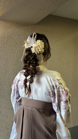 ロング ヘアアレンジ chouette/ 根本優希のヘアスタイル