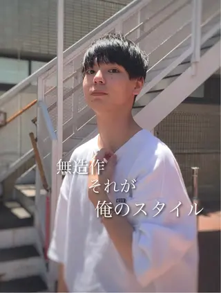 メンズ 《褒められる》 透明感カラー/小嶋のヘアスタイル