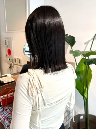 ミディアム カラー 美髪🧊ショート /ボブ/小由葵のヘアスタイル