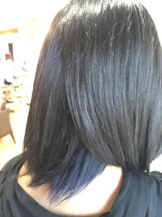 ミディアム カラー 髪質改善/痛ませ ないカラー/西村航大のヘアスタイル