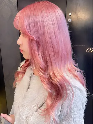 ロング カラー 💞暖色カラー 💞risaのヘアスタイル