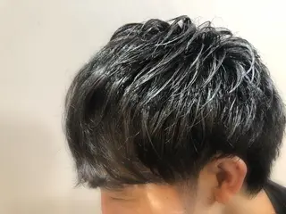ショート パーマ メンズ 小國 綾かのヘアスタイル