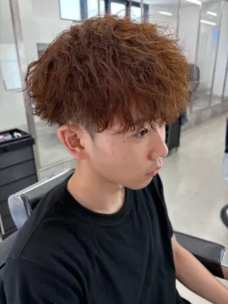 カラー パーマ メンズ 土岐 仁/メンズ専門 パーマ特化美容師🌀のヘアスタイル