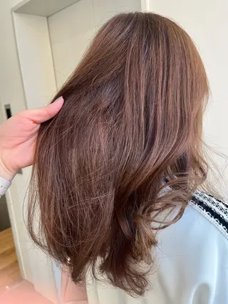 セミロング カラー 暖色カラー/似合わせ カット/名古屋/辻のヘアスタイル