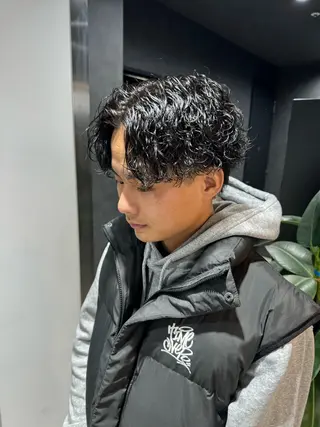 パーマ メンズ パーマ特化 まなるのヘアスタイル