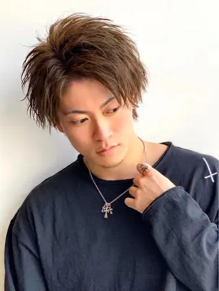 カラー パーマ メンズ メンズ専門 井藤 雅也のヘアスタイル