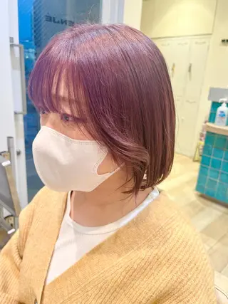 ミディアム カラー レイヤーカット×艶髪 /Ayanaのヘアスタイル