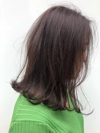 ミディアム Lia所属・縮毛矯正の達人 ☆ 松本のヘアスタイル