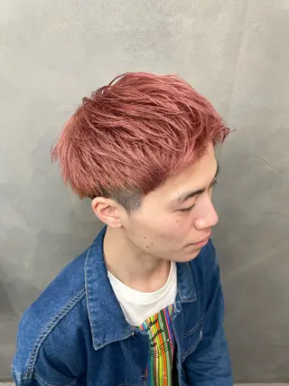 ショート カラー メンズ TNB TOKYO所属・Insta 指名 No.1KURUMIのヘアスタイル