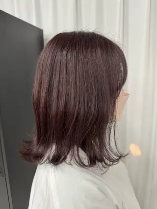 ミディアム カットモデル/ 吉本　彩夏のヘアスタイル