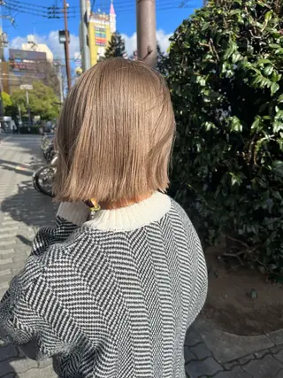 ショート カラー yohaku misakiのヘアスタイル