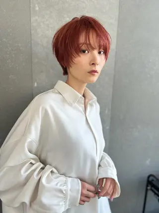 ショート カラー ❤️ボブ/髪質改善 タッセルボブ/ユウキのヘアスタイル