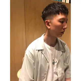 メンズ 🌈圧倒的デザイン パーマ　関和希のヘアスタイル