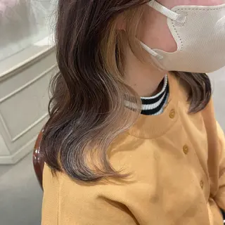 カラー 🍪ﾖｼｲﾊﾙﾈ🍪 ﾗﾍﾞﾝﾀﾞｰｶﾗｰのヘアスタイル