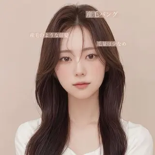 セミロング 映える顔まわり/前髪 特化 💗 ユキマのヘアスタイル