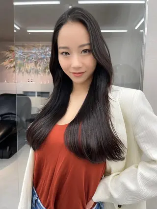 ロング カラー 《髪質改善✖️オリー ブ🧸》小嶋拓也のヘアスタイル