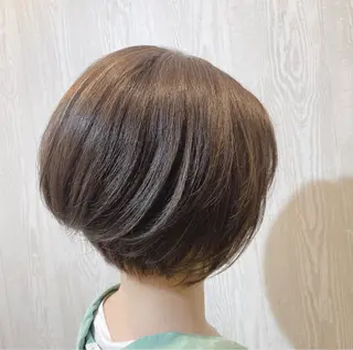 ショート カラー ヘアアレンジ HUENEST アカデミーサロンのヘアスタイル