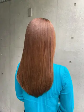 セミロング 池田識之 髪質改善のヘアスタイル
