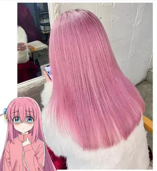 セミロング カラー GARU-ガル-所属・TSUNO🦖 派手髪/オタク美容師のヘアスタイル