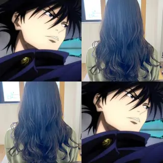 セミロング カラー KIZU 髪質改善 オカルト怪談のヘアスタイル