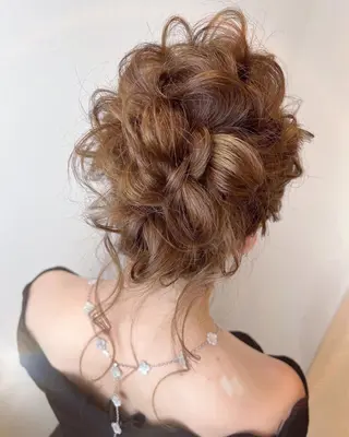 セミロング ヘアアレンジ 《カメレオン》 西田美輝のヘアスタイル