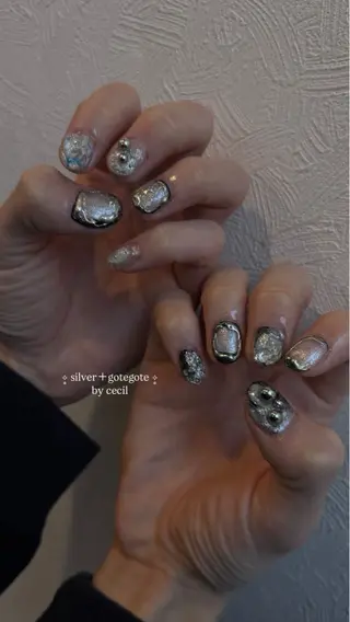 ネイル GRANDE大須 Cecil💜のネイルデザイン