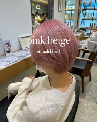 ショート カラー Kana 🍋 ハイトーン【高円寺】のヘアスタイル