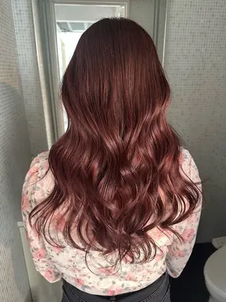 ロング カラー ヘアアレンジ ブリーチ特化/ 渋谷/TAIKIのヘアスタイル