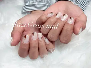ショート HazeGrass NAILのネイルデザイン