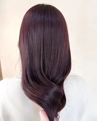 ロング カラー 前田 美桜のヘアスタイル