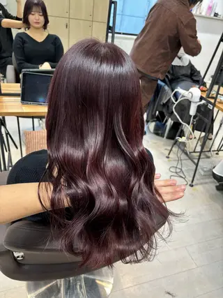 ロング I S所属・🌿透明感カラー‪ 縮毛矯正✨かずきのヘアスタイル